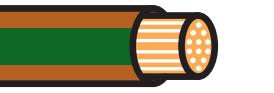 2mm² Brown Thin Wall Cable