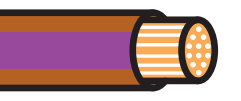 2mm² Brown Thin Wall Cable