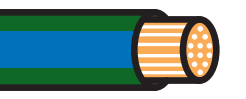 1mm² Dark Green Thin Wall Cable
