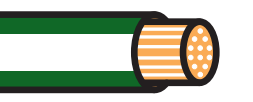 1mm² Dark Green Thin Wall Cable