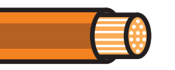 1mm² Orange Thin Wall Cable