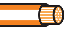 1mm² Orange Thin Wall Cable