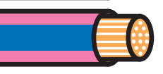 1mm² Pink Thin Wall Cable