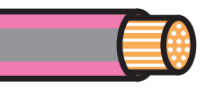 1mm² Pink Thin Wall Cable