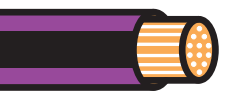 1mm² Purple Thin Wall Cable