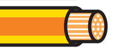 2mm² Yellow Thin Wall Cable
