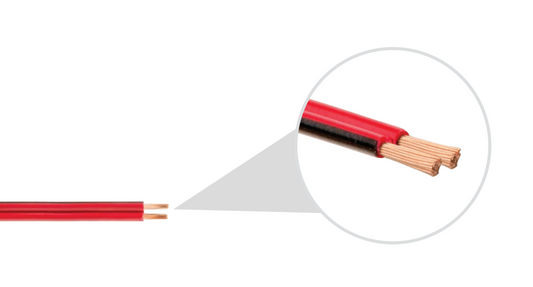 Twin Core Figure 8 Cable 4mm (1.84mm²) 100m
