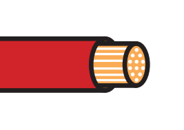 0.5mm² Red Thin Wall Cable