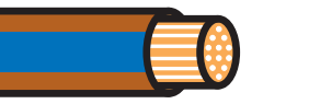 2mm² Brown Thin Wall Cable