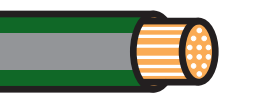 1mm² Dark Green Thin Wall Cable