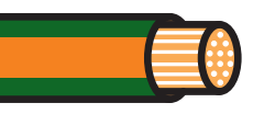 1mm² Dark Green Thin Wall Cable