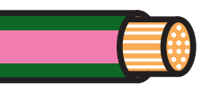 1mm² Dark Green Thin Wall Cable