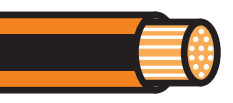 1mm² Orange Thin Wall Cable