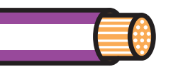 0.5mm² Purple Thin Wall Cable