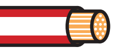 0.5mm² Red Thin Wall Cable