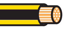 0.5mm² Yellow Thin Wall Cable