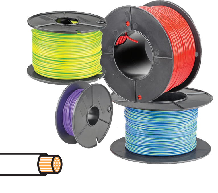White Single Cable