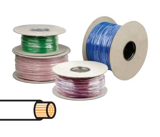 0.5mm² White Thin Wall Cable