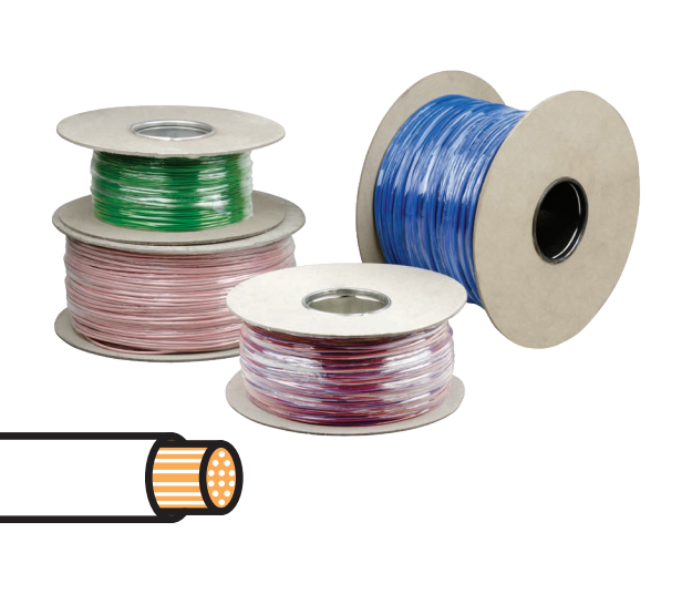 2mm² White Thin Wall Cable