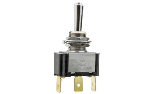 Standard Duty Change-over Contact II-0-I Single Pole Mom.On-Off-Mom.On Toggle Switch