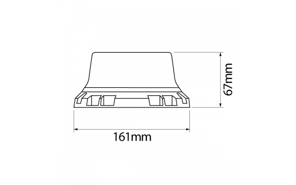 IONNIC 103 LED Beacon - 3 Bolt - Dual Colour