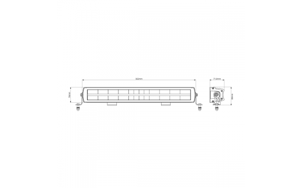 Night Ranger DR 20" LED Light Bar