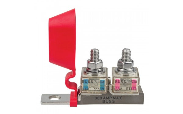 Marine Rated Battery Fuse Holder - Dual Fuse