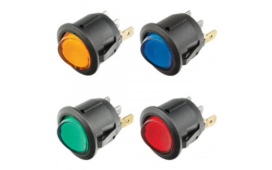 Round Rocker Switches