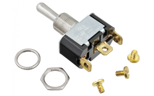 Heavy Duty Change-over Contact II-0-I Single Pole Mom.On-Off-Mom.On Toggle Switch