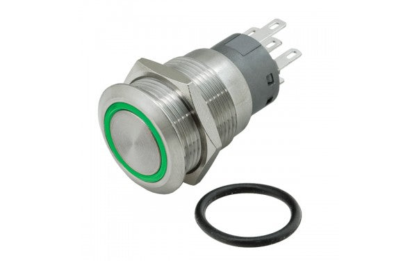 19mm Vandal Resistant Momentary Button Switch