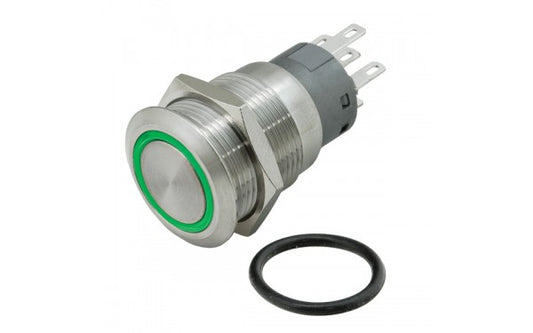 19mm Vandal Resistant Momentary Button Switch